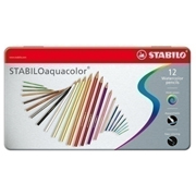 STABILO LAPICES ACUARELABLES AQUACOLOR 12-PACK 1612-5